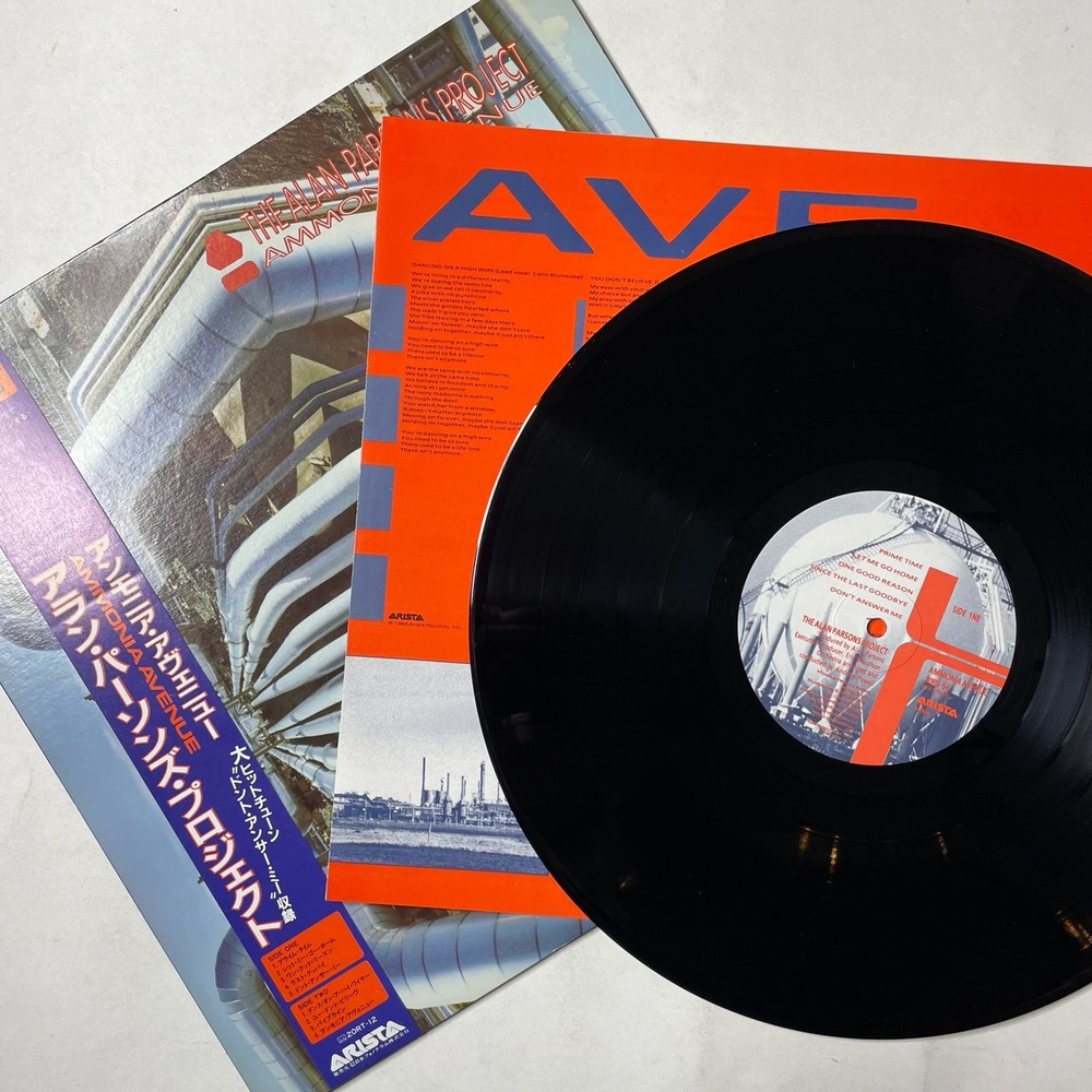 Винтажная виниловая пластинка LP The Alan Parsons Project Ammonia Avenue (Japan 1984) (Obi)