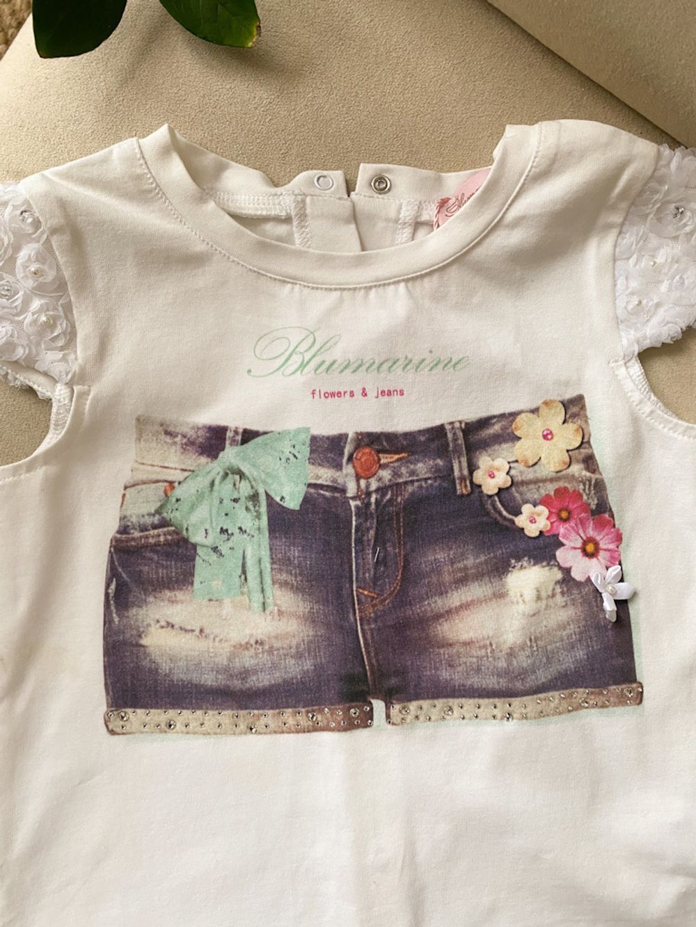 Новая футболка  Blumarine Baby, 98