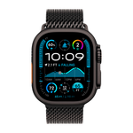 Умные часы Apple Watch Ultra 2 (2024) GPS + Cellular, 49mm, Black Titanium Case with Black Titanium Milanese Loop M, (Черный титан)