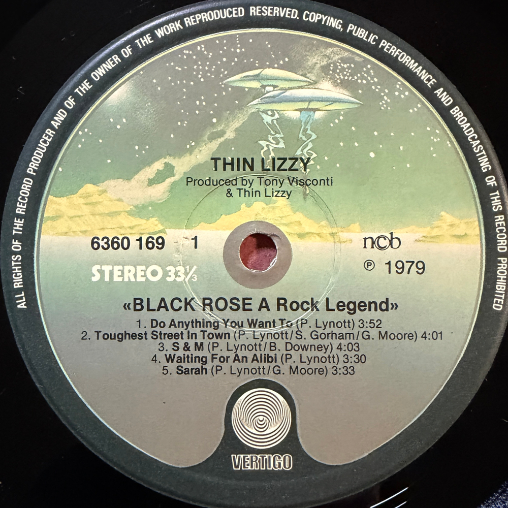 Thin Lizzy ‎– Black Rose (Скандинавия 1979г.)