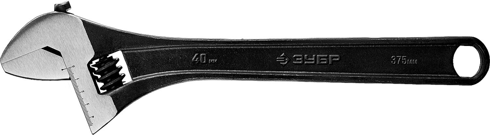 ЗУБР 375/40 мм, разводной ключ (27251-37)
