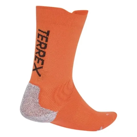 Теннисные носки Adidas Terrex Xperior Trail Crew 1P - semi impact orange/white