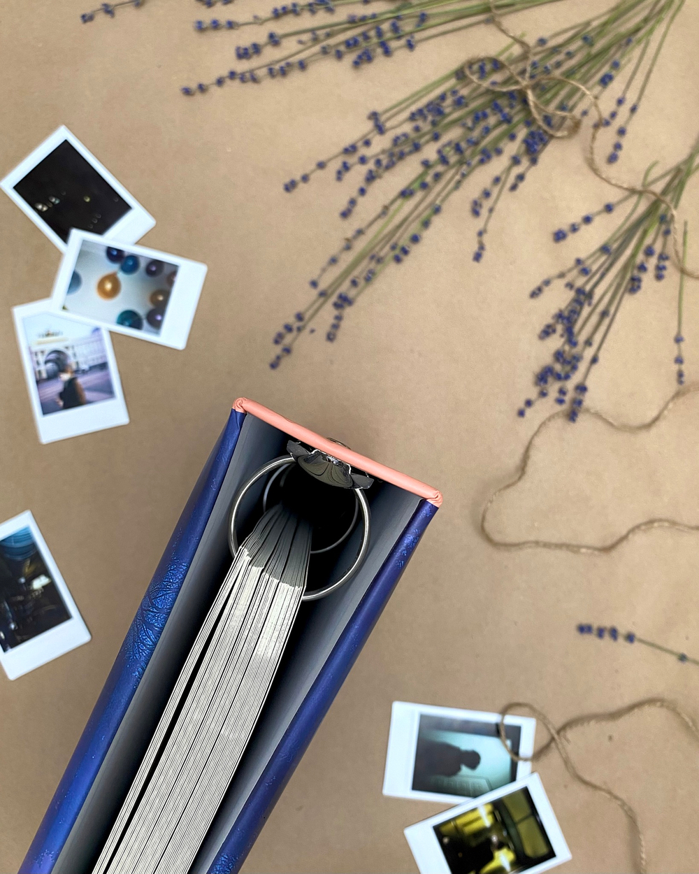 Фотоальбом на 50 магнитных листов 23х28 см, кольца magic view Вспышка