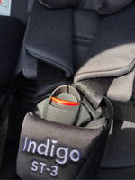 Автокресло AERO ISOFIX, ST-3, группа 0+1+2+3 (0-36 кг) (черный/ красный)