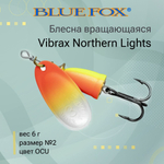 Блесна для рыбалки вращающаяся BLUE FOX Vibrax Northern Lights