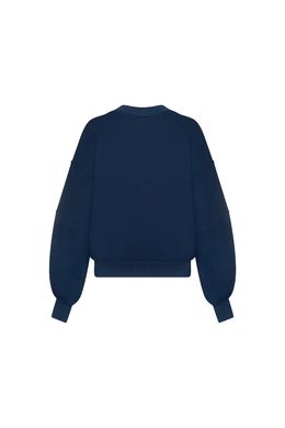 Свитшот с принтом ATHLEISURE Тёмно-синий