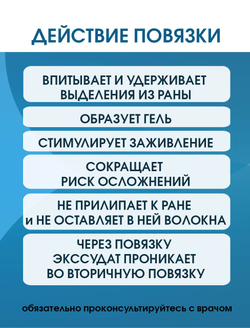 Повязка сетчатая альгинатная ОптиТекс 10х20 см