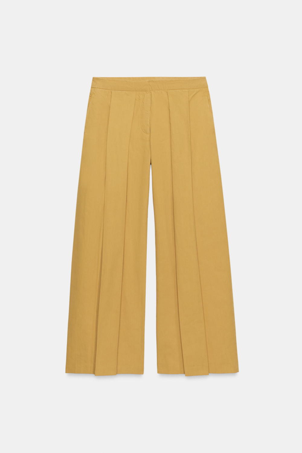БРЮКИ СО СКЛАДКАМИ ZW COLLECTION — ZARA