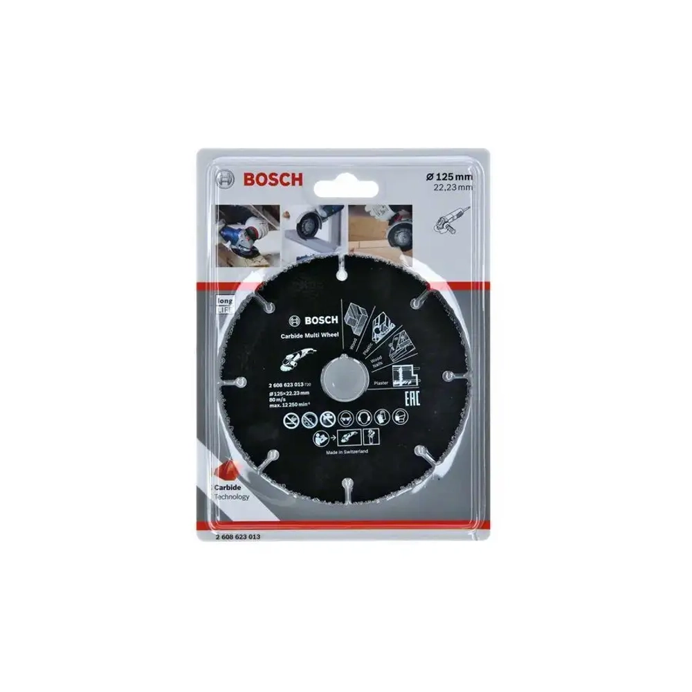 Отрезной диск Carbide Multi Wheel по дереву, 125 мм BOSCH 2608623013