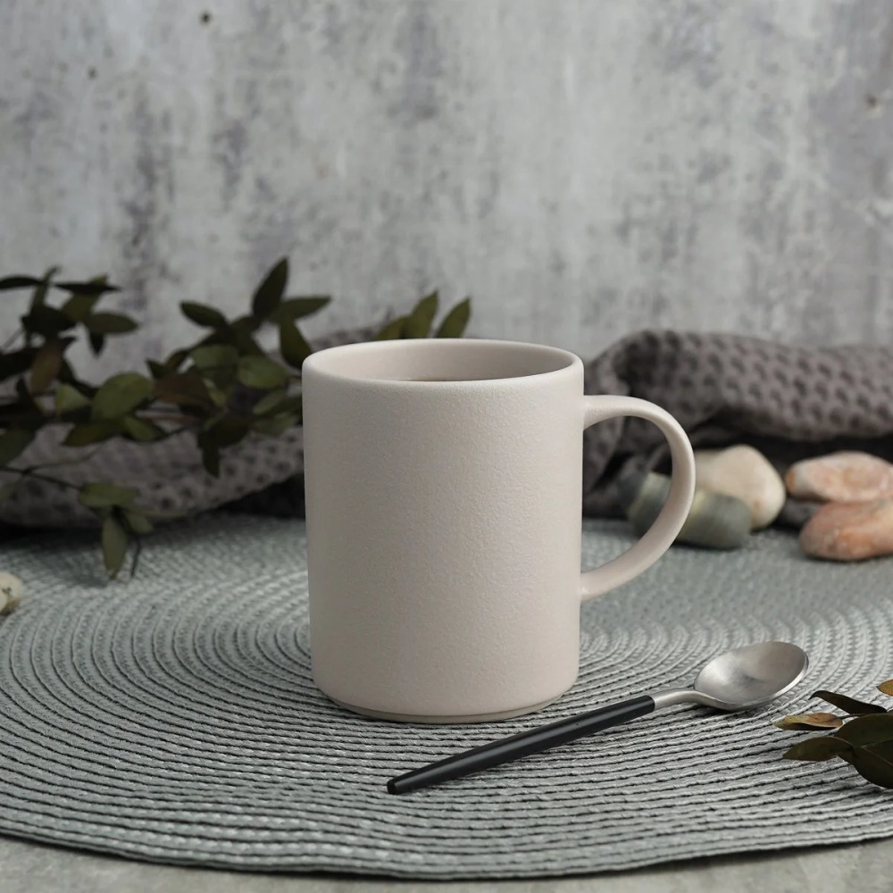 Кружка 250 мл,фарфор "NOBLE" серия "Fine Plus-Light Grey"