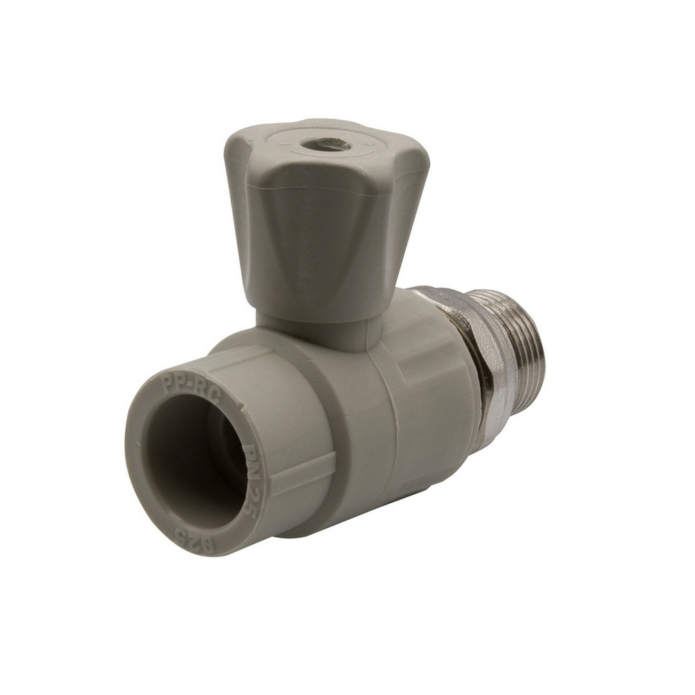 Кран американка шар 25-3/4'' прямой EVER®  СЕРЫЙ (Россия)
