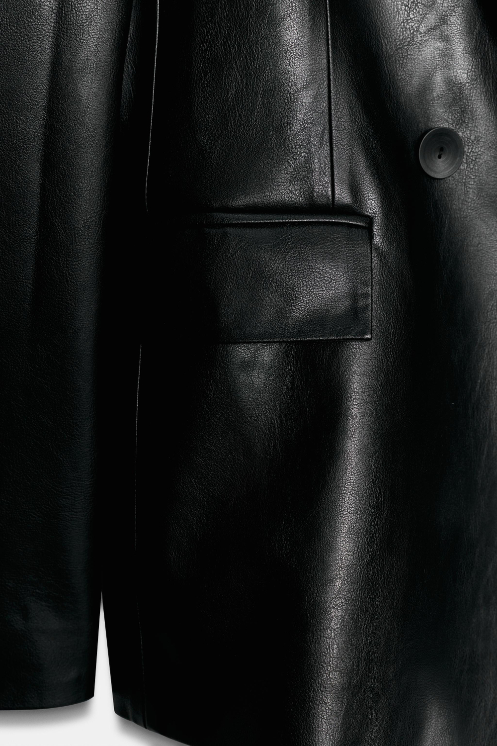 ZARA ДВУБОРТНЫЙ БЛЕЙЗЕР, ЧЕРНЫЙ