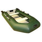 Лодка ПВХ Polar Bird Чирок PB-300ТМ Teal со стеклокомпозитной сланью -
