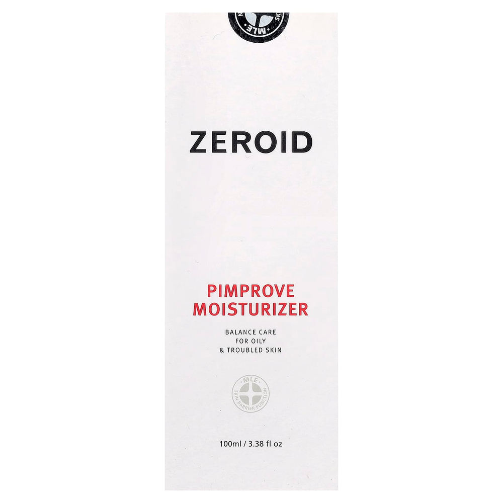 Zeroid, Pimprove, увлажняющее средство для жирной и проблемной кожи, 100 мл (3,38 жидк. унции)
