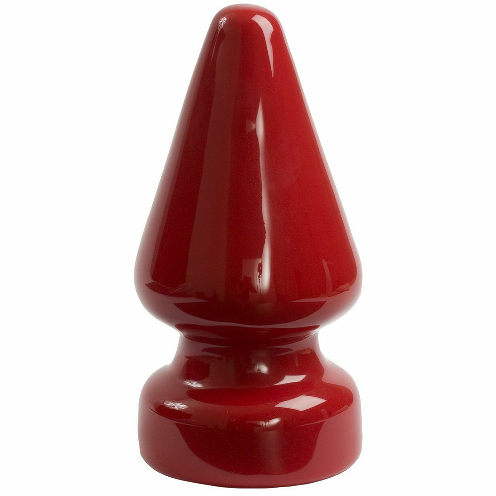 Огромная анальная пробка Red Boy The Challenge Butt Plug - 23 см. (Цвет: красный)