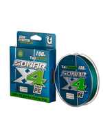 Плетеный шнур для рыбалки TauMANN Sonar PE X4 150m #1.2 (0.18mm) Yellow
