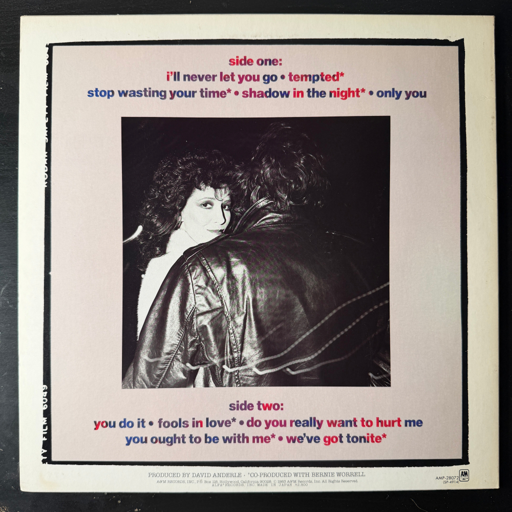 Rita Coolidge ‎– Never Let You Go (Япония 1983г.)
