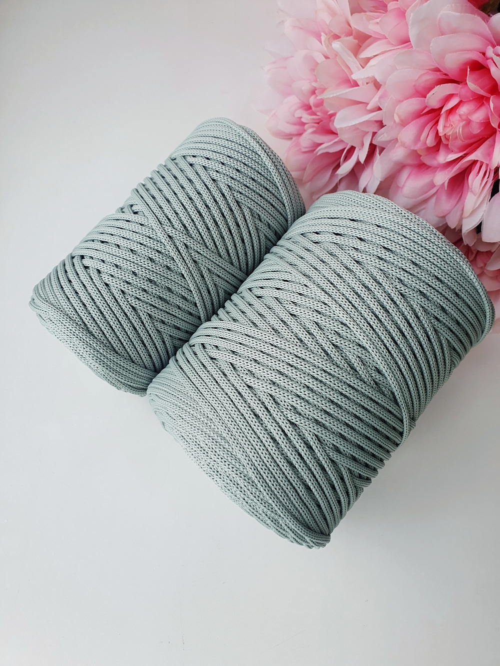 White polyester cord 4 mm