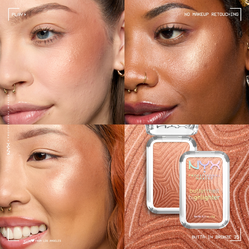 NYX Professional Makeup Buttermelt Highlighter - Розсветлитель оттенок butta in bronze 35, 5 g