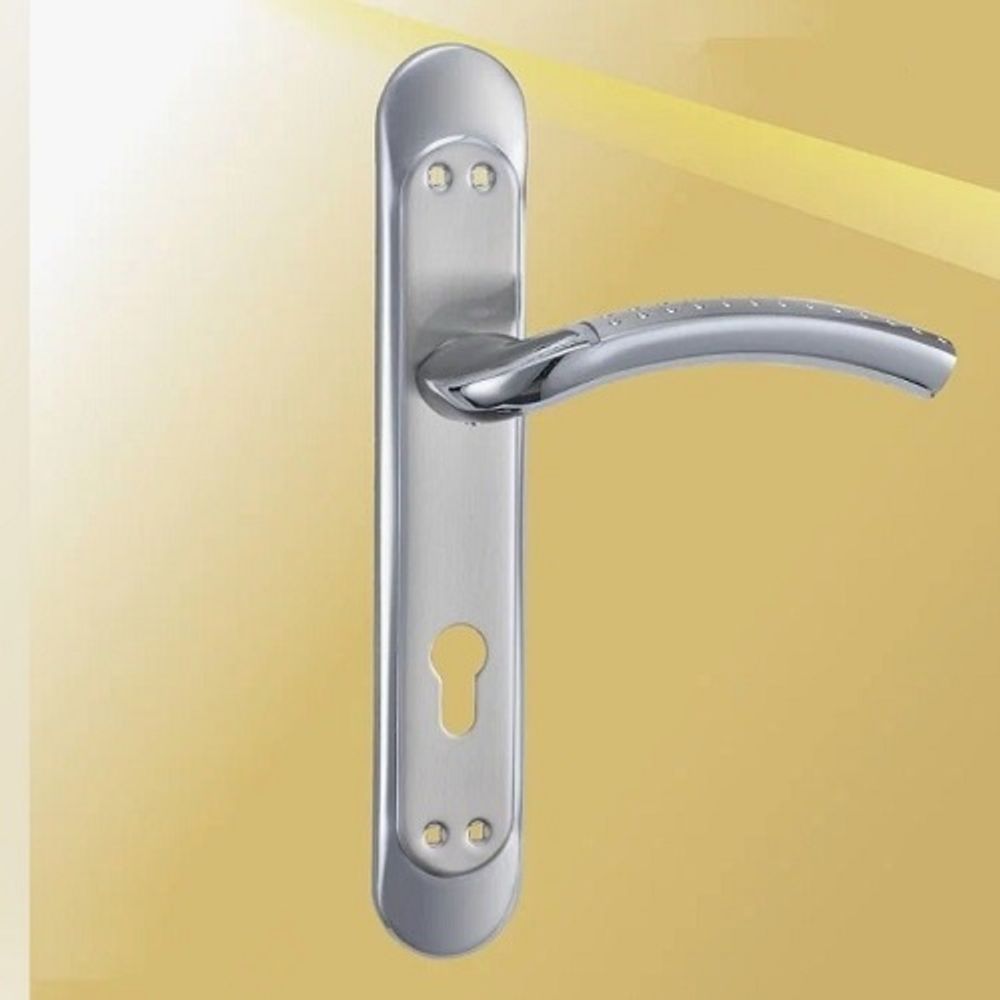Ручки на планке DAMX 412L SN/CP