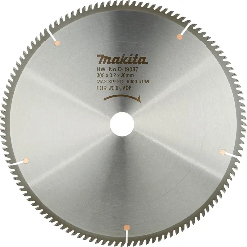 Пильный диск по MDF 305х30/15,88х3,2 мм/120 Makita D-19087