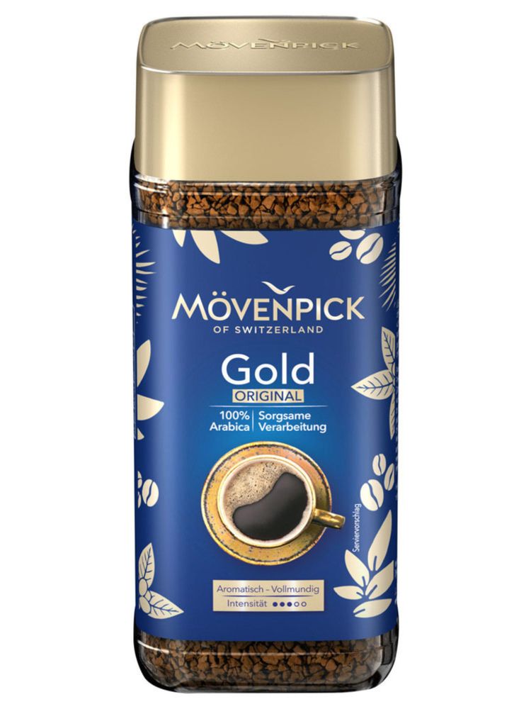 Кофе растворимый Movenpick Gold 100 г, 3 шт