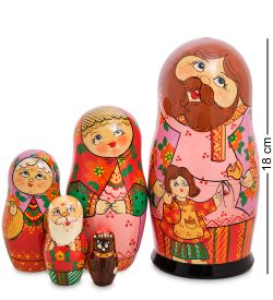 МР-20/20-A Матрешка 5м «Веселая семейка бол» СП