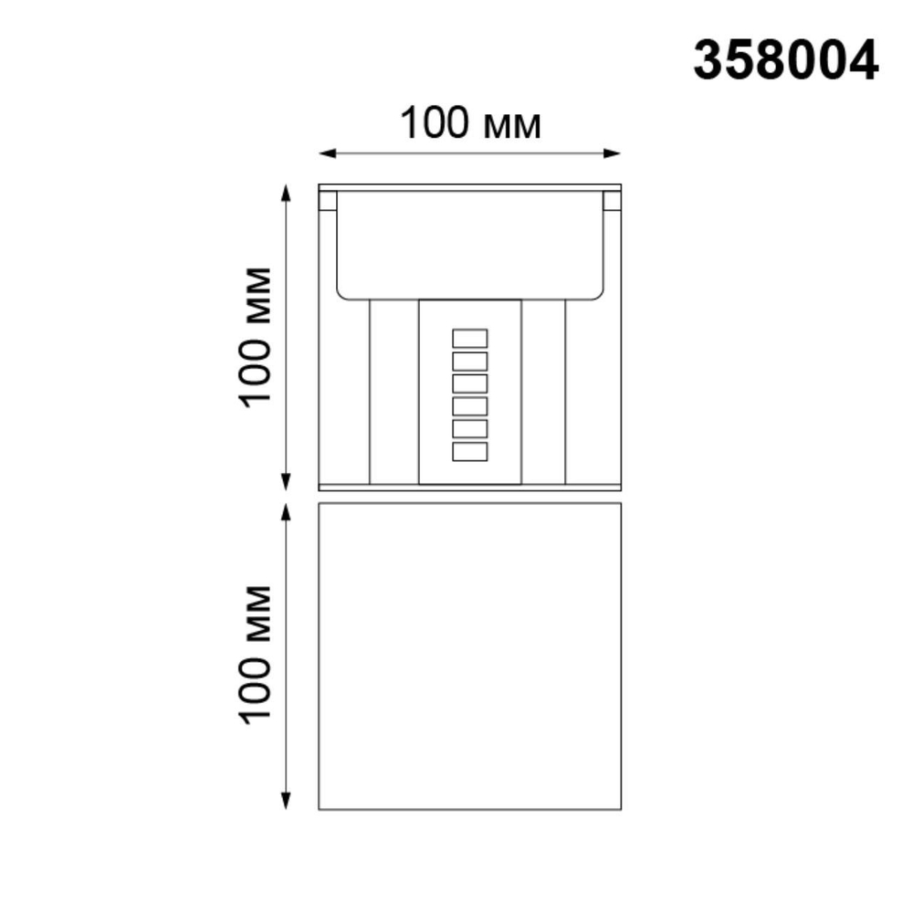 Уличный настенный светодиодный светильник 358004 STREET NT19 168 темно-серый IP54 LED 3000К 2*3W 85-265V KAIMAS