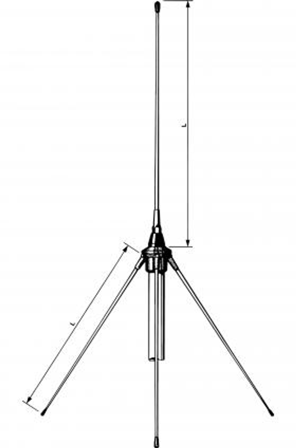 GP 160 Amphenol Procom Антенна штыревая