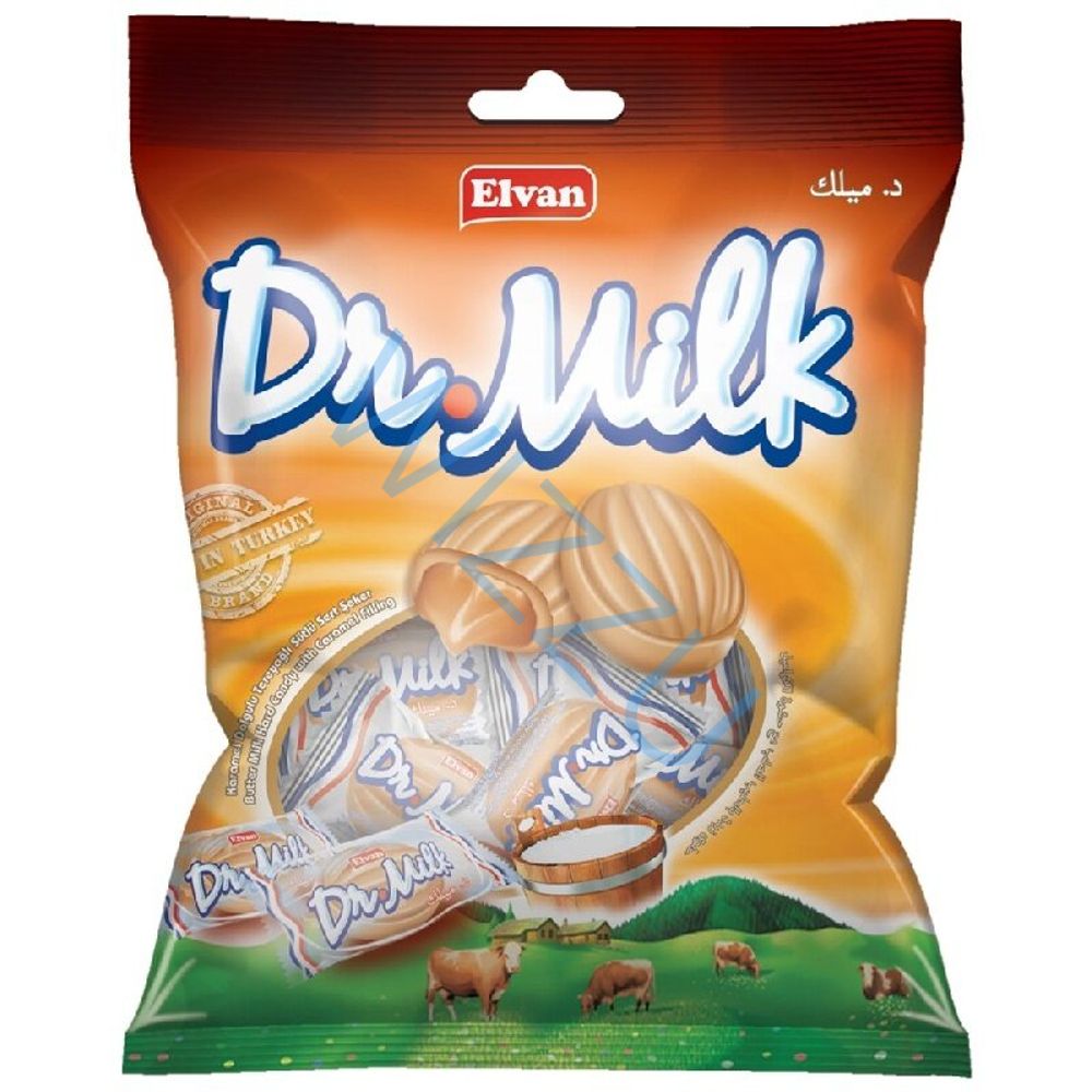 Карамель с молочным вкусом и карамельной начинкой Milk Candy, весовой