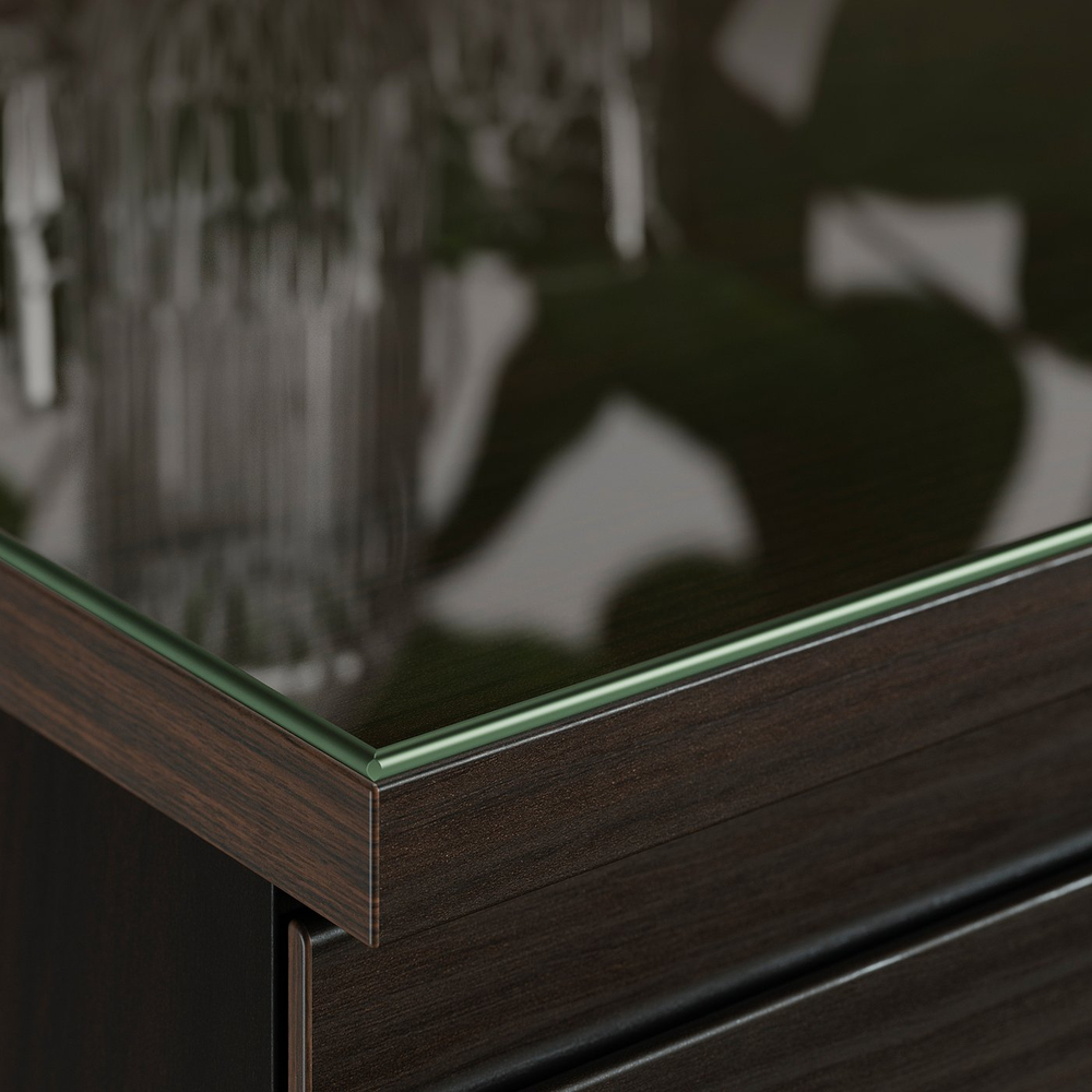 IKEA STORKLINTA  (ИКЕА СТОРКЛИНТА)  -  Стеклянная столешница - прозрачная 40x50 см