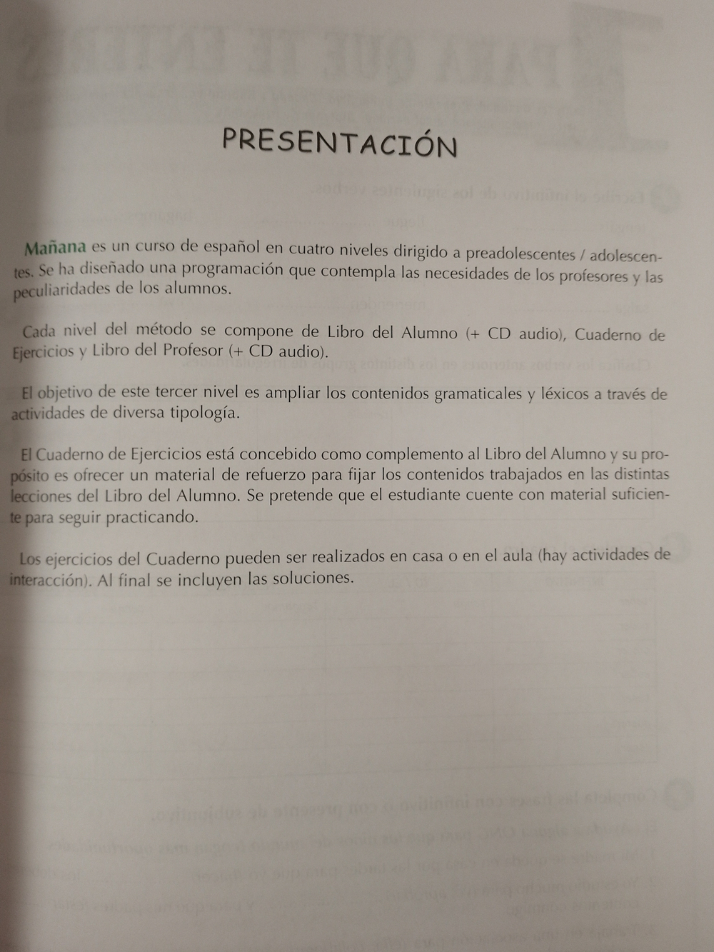 Mañana 3. Cuaderno de Ejercicios B1 (Spanish Edition)