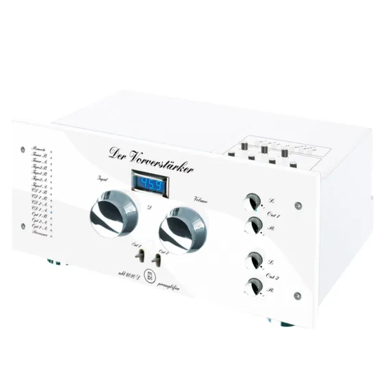 MBL 6010 D Preamplifier Piano White Chrome