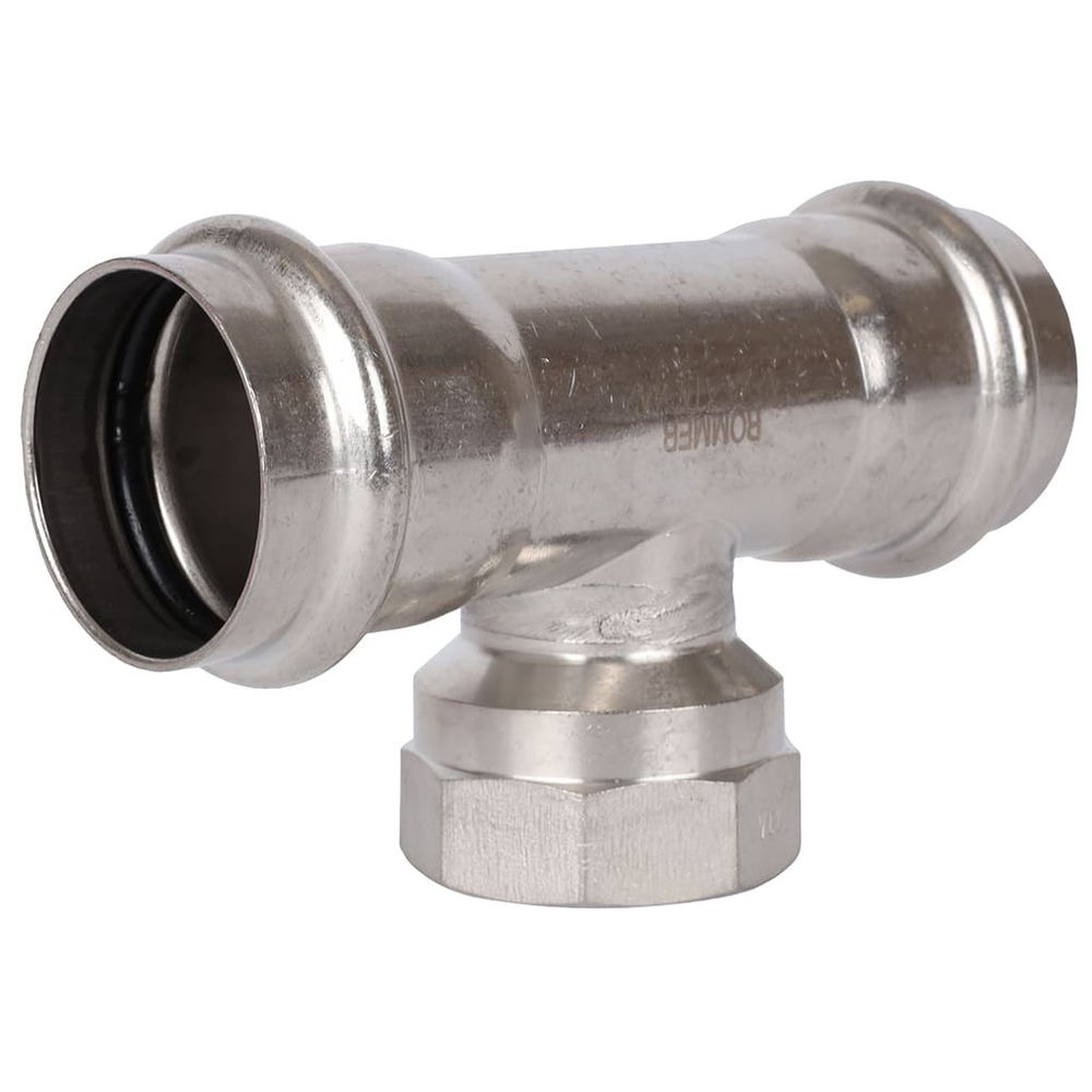 ROMMER Тройник с ВР 42x1 1/4" из нержавеющей стали прессовой