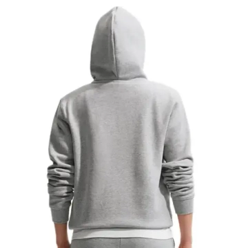 Женская Кофта теннисная Nike Studio Fleece Medium Weight Full Zip - dark grey heather/sail