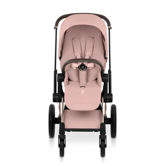 Детская коляска Cybex Priam V Style 2 в 1 Peach Pink на раме Rosegold