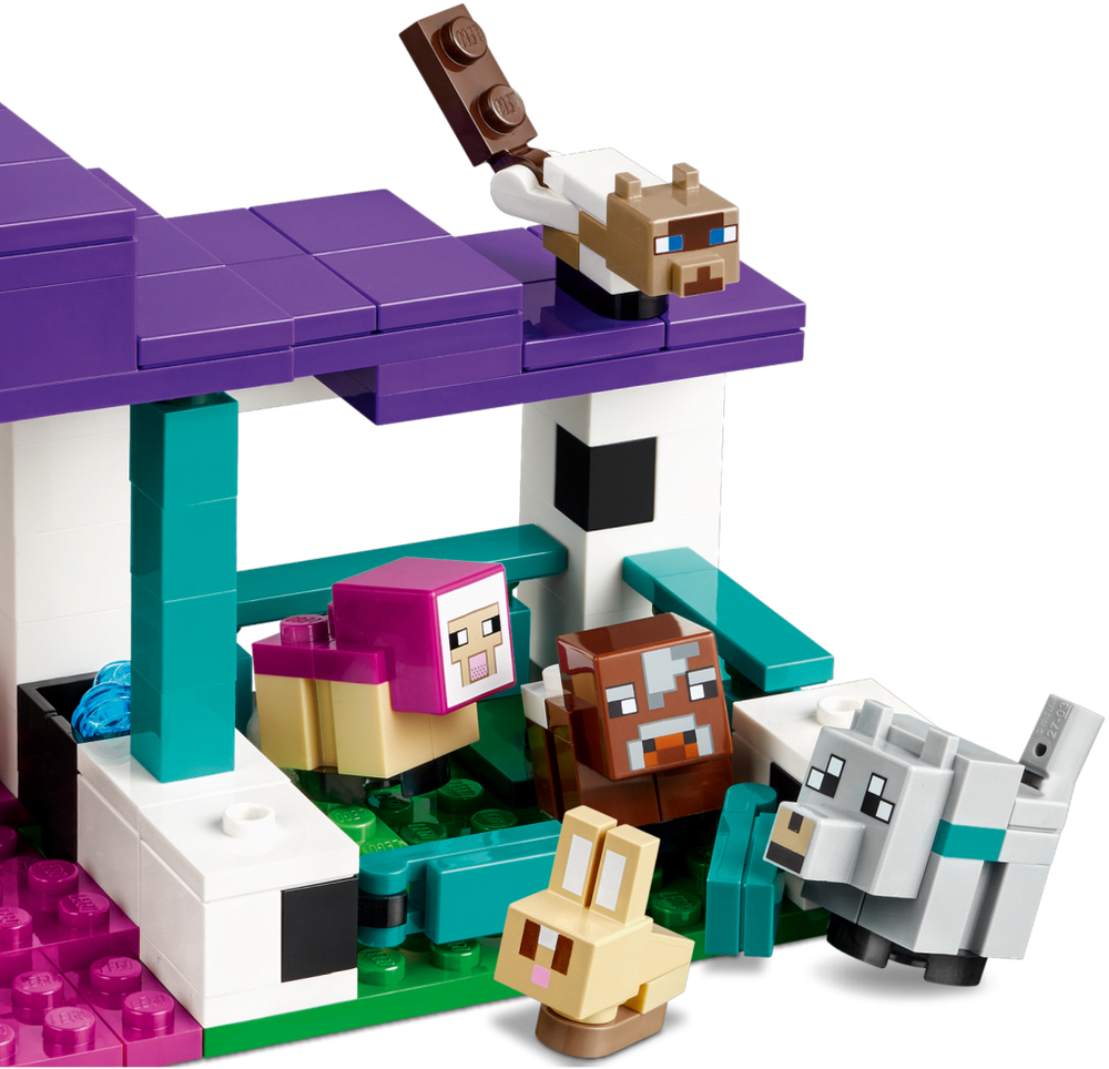 Конструктор Лего Майнкрафт Заповедник для животных 21253 | LEGO Minecraft The Animal Sanctuary | набор 206 деталей 7+