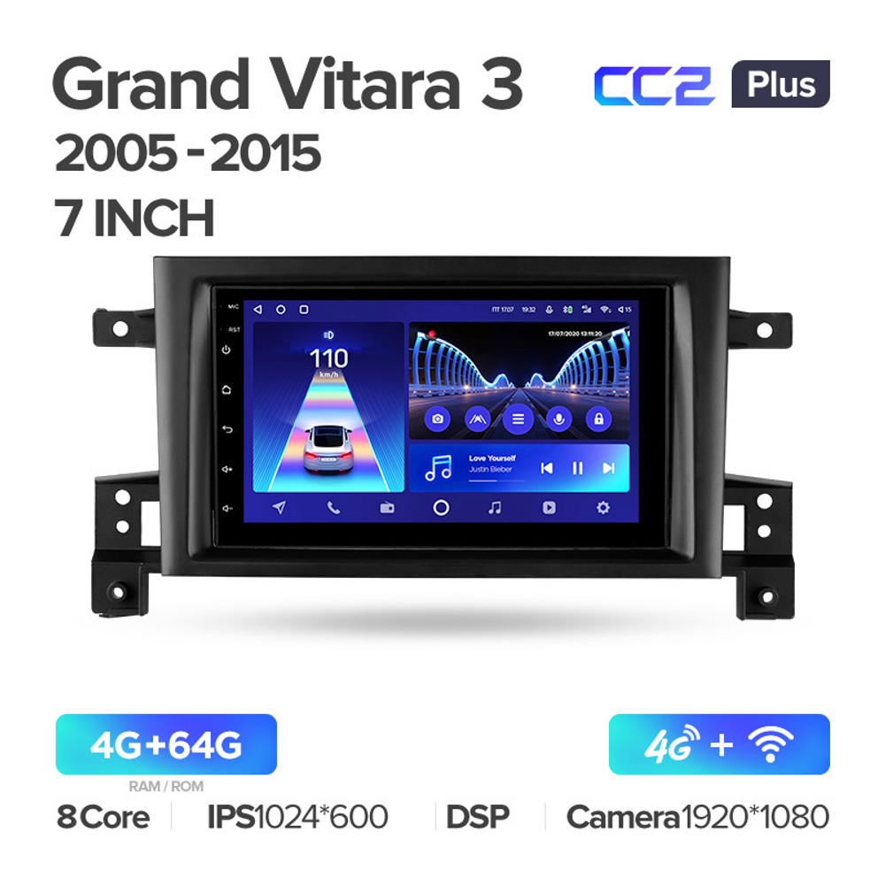 Teyes CC2 Plus 7" для Suzuki Vitara 2005-2015