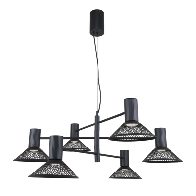 Подвесная люстра Metrics 4623-6P, 6*LED*6W, 3960LM, 3000K. ТМ F-Promo