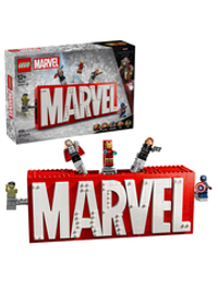 Конструктор Лего Марвел Супергерои Логотип Marvel | LEGO Marvel Super Heroes Logo 76313 - 931 деталь (18+)