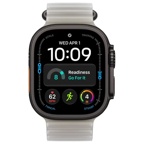Умные часы Apple Watch Ultra 4 49 мм Black Titanium Ocean Band Серый Translucent Gray