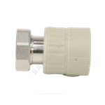 Муфта PP-R комбинированная серая Дн 32х1 1/4" с накидной гайкой VALFEX 10139132Г