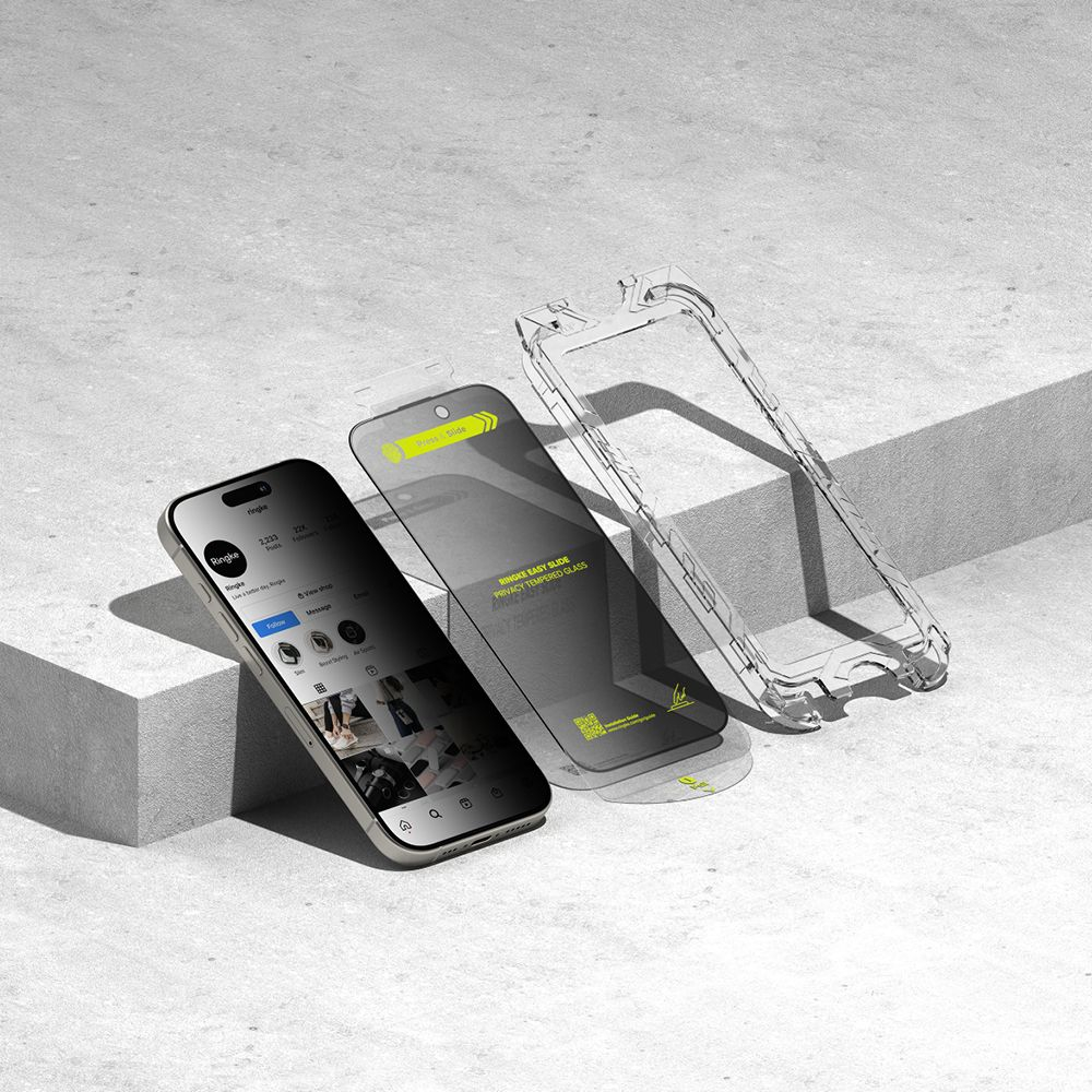 Защитное стекло Ringke Easy Slide Privacy 2 шт. для Samsung Galaxy S25