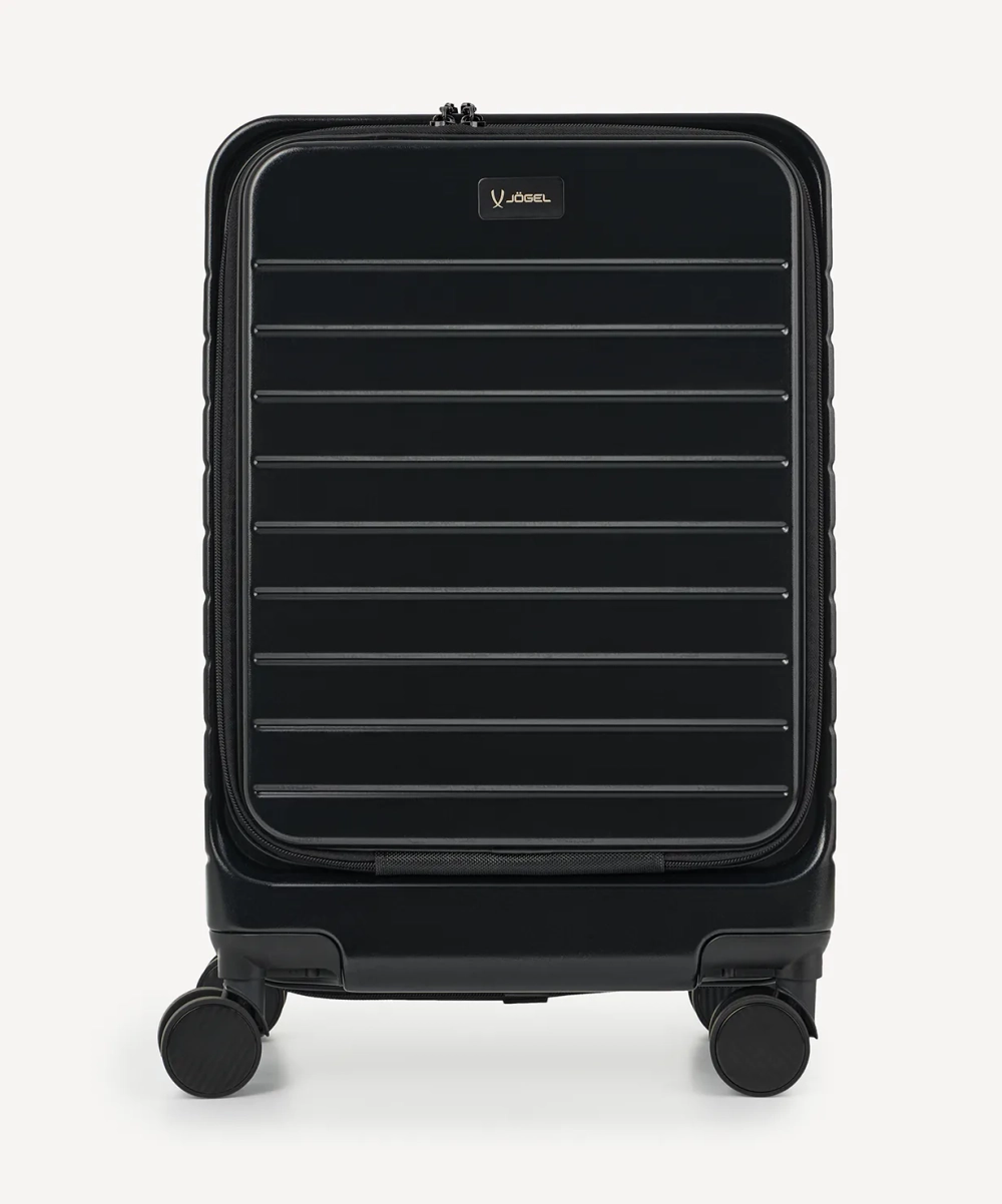 Чемодан для ручной клади JÖGEL ESSENTIAL Carry on Spinner, черный