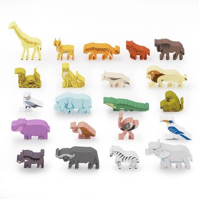 Wild Serengeti Extra Meeple Set