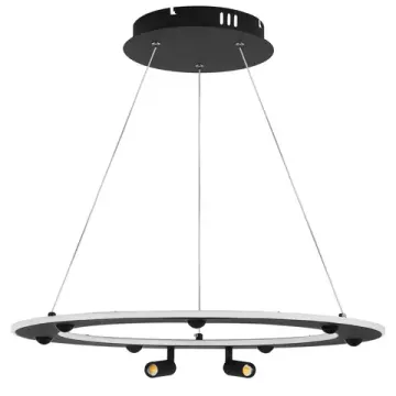 Люстра подвесная 90W 3000-6000K 740467 черный Dive Lightstar