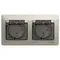 Розетка с крышкой Systeme Electric Glossa Молочный GSL000947