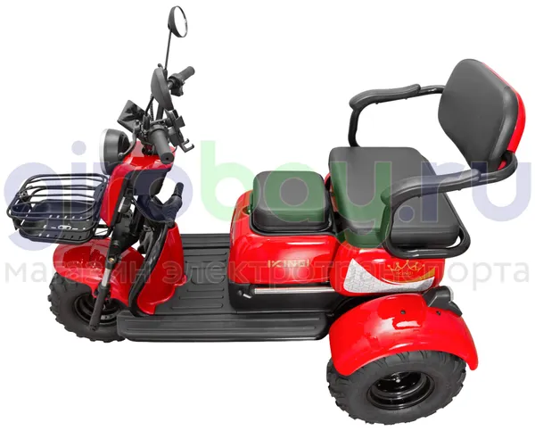 Электротрицикл IKINGI SIBTRIKE T3 Pro MAX 1000W (60V/30Ah) - Красный фото №20