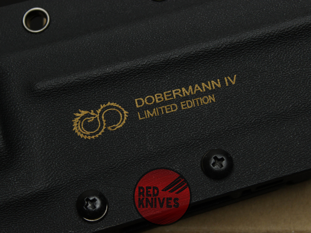 Нож Extrema Ratio Dobermann IV Classic - черная рукоять, сатин клинок