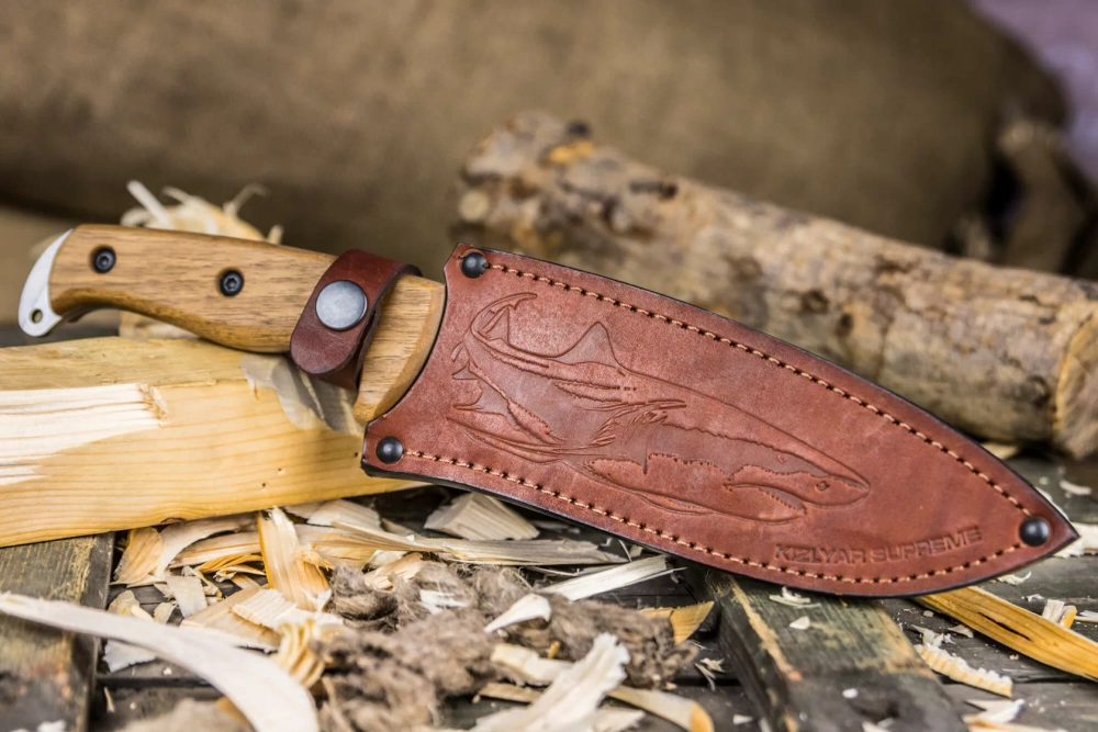 🏆Туристический нож Shark AUS-8 StoneWash